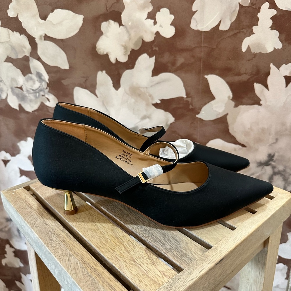 Journey Collection Manza Pump Black BRAND NEW